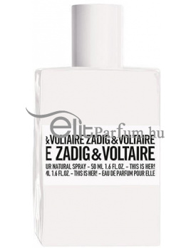 Zadig & Voltaire This is Her! női parfüm (eau de parfum) Edp 100ml teszter