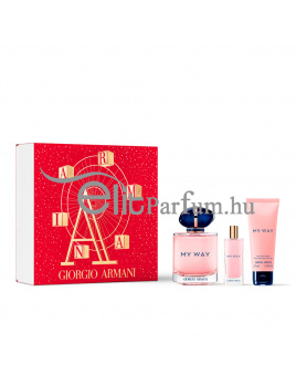 Giorgio Armani My Way női parfüm szett (eau de parfum) Edp 90ml+Edp 15ml+50ml Testápoló