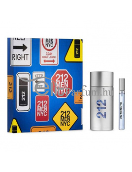 Carolina Herrera 212 men NYC férfi parfüm szett (eau de toilette) Edt 100+10ml