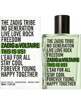 Zadig & Voltaire This is Us! L'eau for all unisex parfüm (eau de toilette) Edt 50ml