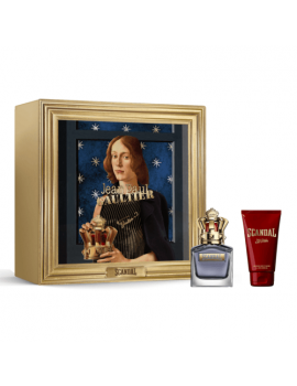 Jean Paul Gaultier Scandal Pour Homme férfi parfüm szett (eau de toilette) Edt 50ml+75ml Tusfurdo