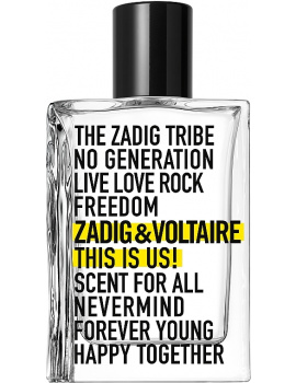 Zadig & Voltaire This is Us! Scent for All unisex parfüm (eau de toilette) 100ml