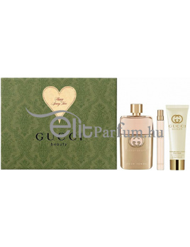 Gucci Guilty pour femme női parfüm szett (eau de parfum) Edp 90ml+10ml+50ml testápoló