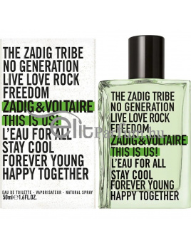 Zadig & Voltaire This is Us! L'eau for all unisex parfüm (eau de toilette) Edt 50ml