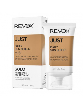 REVOX B77 JUST Daily Sun Shield Fényvédő SPF50 + HA 30ml