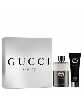 Gucci Guilty pour Homme férfi parfüm szett (eau de toilette) Edt 50ml+50ml Tusfürdő